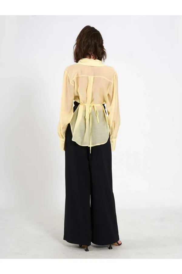 080812 Dantel Detaylı Gömlek