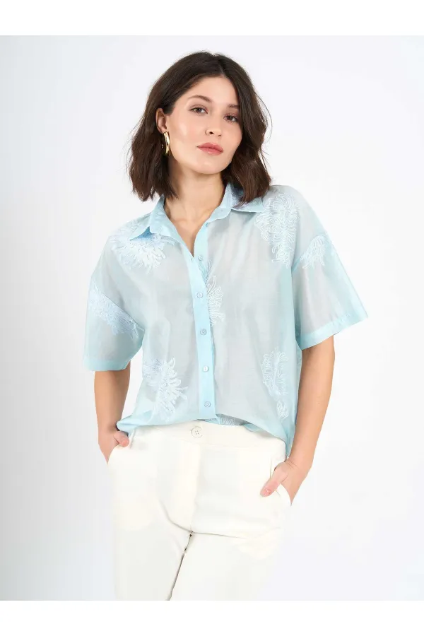 Chemise à manches courtes 080815