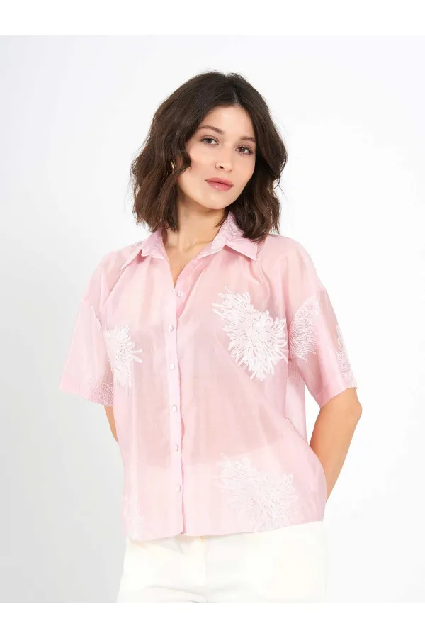 Chemise à manches courtes 080815