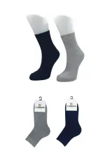 Unisex Multicolored Tennis College Cotton Socks, 4-Pack