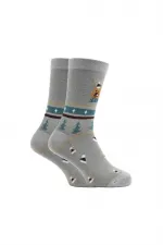 Christmas/New Year's Eve Patterned Ankle Socks, Colorful, 4-Pack