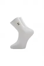 Men's Half-Length Tennis College Multicolored Cotton Plain Socks, 4-Pack