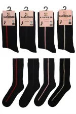 Chaussettes d'hiver pour femme en coton éponge, multicolores, thermiques, lot de 4