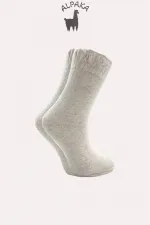 Women's Alpaca Wool Winter Terry Thick Socks, 4-Pack