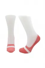 Chaussettes ballerines pour femmes, colorées, en coton à motifs, invisibles, antidérapantes, talon en silicone, lot de 6