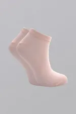 Kadın Pamuklu Patik Çorap Renkli 4'Lü Paket