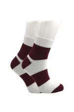Chaussettes courtes en coton pour femme, motif à cercles, multicolores, lot de 4