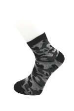 Men's Ankle Socks, Camouflage Military Pattern, Cotton, 4-Pack