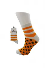 Chaussettes mi-mollet en coton pour femme, motif à carreaux, lot de 4