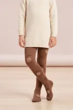 Kız Çoçuk Pamuklu Külotlu Çorap Desenli