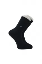 Men's Terry Cotton Patterned Thick Winter Ankle Socks, Multicolored, Thermal, 4-Pack