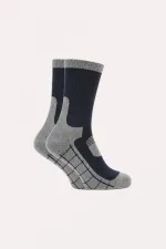 Men's Trekking Hiking Ankle Socks Half Terry Socks 4-Pack