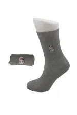 Unisex Patterned Embroidered Colorful Cotton Ankle Socks