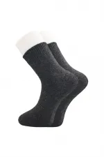 Men's Lambswool Wool Winter Multicolored Ankle Socks, 4-Pack