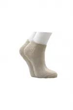 Chaussettes courtes en coton coloré pour femme, à motifs, lot de 4