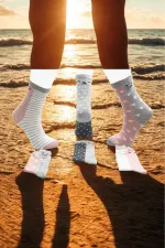 Çoçuk Çok Desenli Soket Çorap Renkli 3'Lü Paket