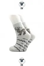 Chaussettes d'hiver épaisses en laine d'agneau pour femme, lot de 4