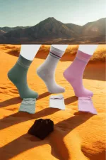 Çoçuk Renkli Soket Çorap 3'Lü Paket