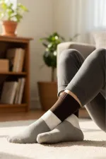 Chaussettes d'hiver épaisses en laine d'agneau pour femme, lot de 4