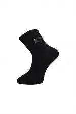 Men's Half-Length Tennis College Multicolored Cotton Plain Socks, 4-Pack