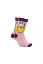 Chaussettes courtes à motifs pour enfants, multicolores, lot de 4