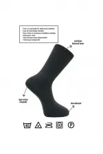 Men's Bamboo Socket Long Straight Smoked Seamless 4-Pack