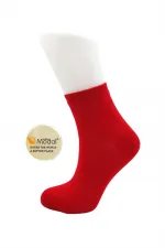 Lot de 6 chaussettes unies multicolores sans couture à demi-bord pour femmes en modal