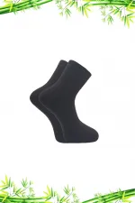 Men's Bamboo Winter Thick Ankle Socks, Multicolored, Seamless, 4-Pack