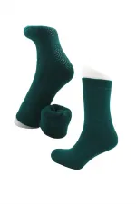 Chaussettes d'hiver épaisses et colorées en coton éponge imprimé silicone pour femme, lot de 4