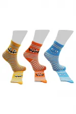 Çoçuk Çok Desenli Soket Çorap Renkli 6'Lı Paket