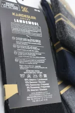 Erkek Lambswool Yün Kışlık Soket Çorap Çok Renkli 4'Lü Paket