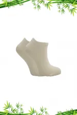 Kadın Bambu Asorti Patik Çorap Çok Renkli Dikişsiz 6'Lı Paket