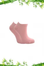 Kadın Bambu Asorti Patik Çorap Çok Renkli Dikişsiz 6'Lı Paket