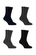 Chaussettes courtes multicolores en coton pour homme, lot de 5