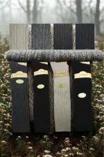 Chaussettes hautes en laine multicolores pour femmes, lot de 4