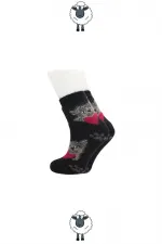 Chaussettes d'hiver épaisses en laine d'agneau pour femme, lot de 4
