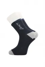 Chaussettes mi-longues multicolores en coton pour homme, lot de 4