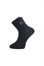 Men's Half-Length Tennis College Multicolored Cotton Plain Socks, 4-Pack