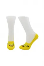 Chaussettes en coton colorées pour femmes, motif dessin animé, talon invisible antidérapant, semelle intérieure en silicone, lot de 6