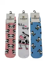 Unisex Colorful Cartoon Patterned Ankle Socks, 3-Pack