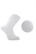 Men's Cotton Ankle Socks, White, 6-Pack