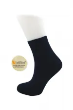 Lot de 6 chaussettes unies multicolores sans couture à demi-bord pour femmes en modal