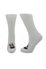 Chaussettes ballerines pour femmes, colorées, en coton, motif visage souriant, invisibles, antidérapantes, talon en silicone, lot de 4