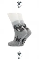 Chaussettes d'hiver épaisses en laine d'agneau pour femme, lot de 4