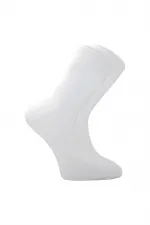 Men's Cotton Ankle Socks, White, 6-Pack