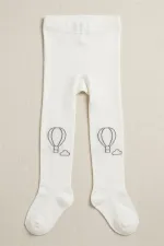 Kız Çoçuk Pamuklu Külotlu Çorap Desenli