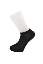 Men's Black and White Cotton Rice Stitch Socks, 6-Pack (3 Black, 3 White)