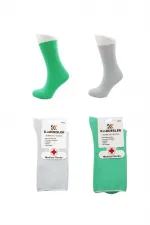 Chaussettes colorées pour diabétiques, en coton, non compressives, lot de 6
