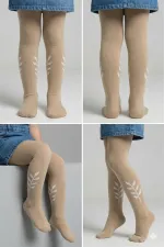 Kız Çoçuk Pamuklu Külotlu Çorap Desenli