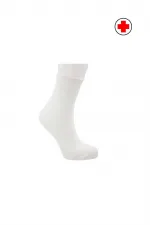 Chaussettes colorées mi-montantes pour femmes diabétiques, en coton, non compressives, lot de 6